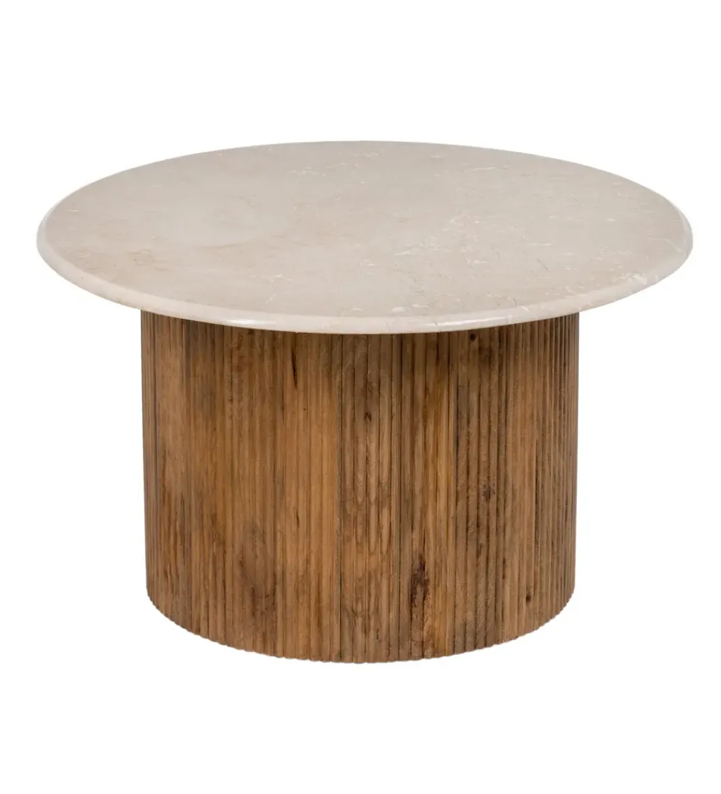 Stolik kawowy OPAK 76 cm drewno mango naturalny*Zona-Design Sale