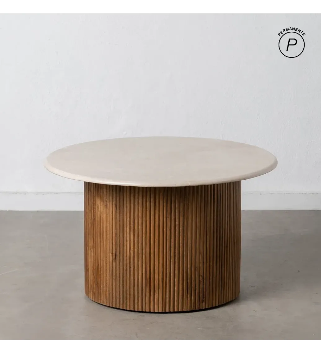 Stolik kawowy OPAK 76 cm drewno mango naturalny*Zona-Design Sale