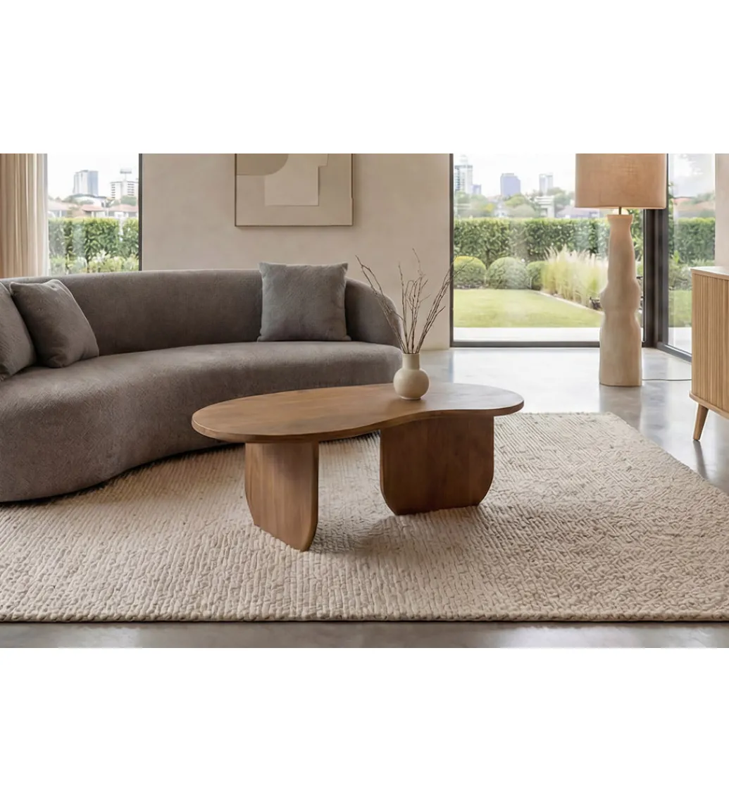 Stolik kawowy ORGANIC 120 cm drewno mango*Invicta Interior - przedsprzedaż Sale