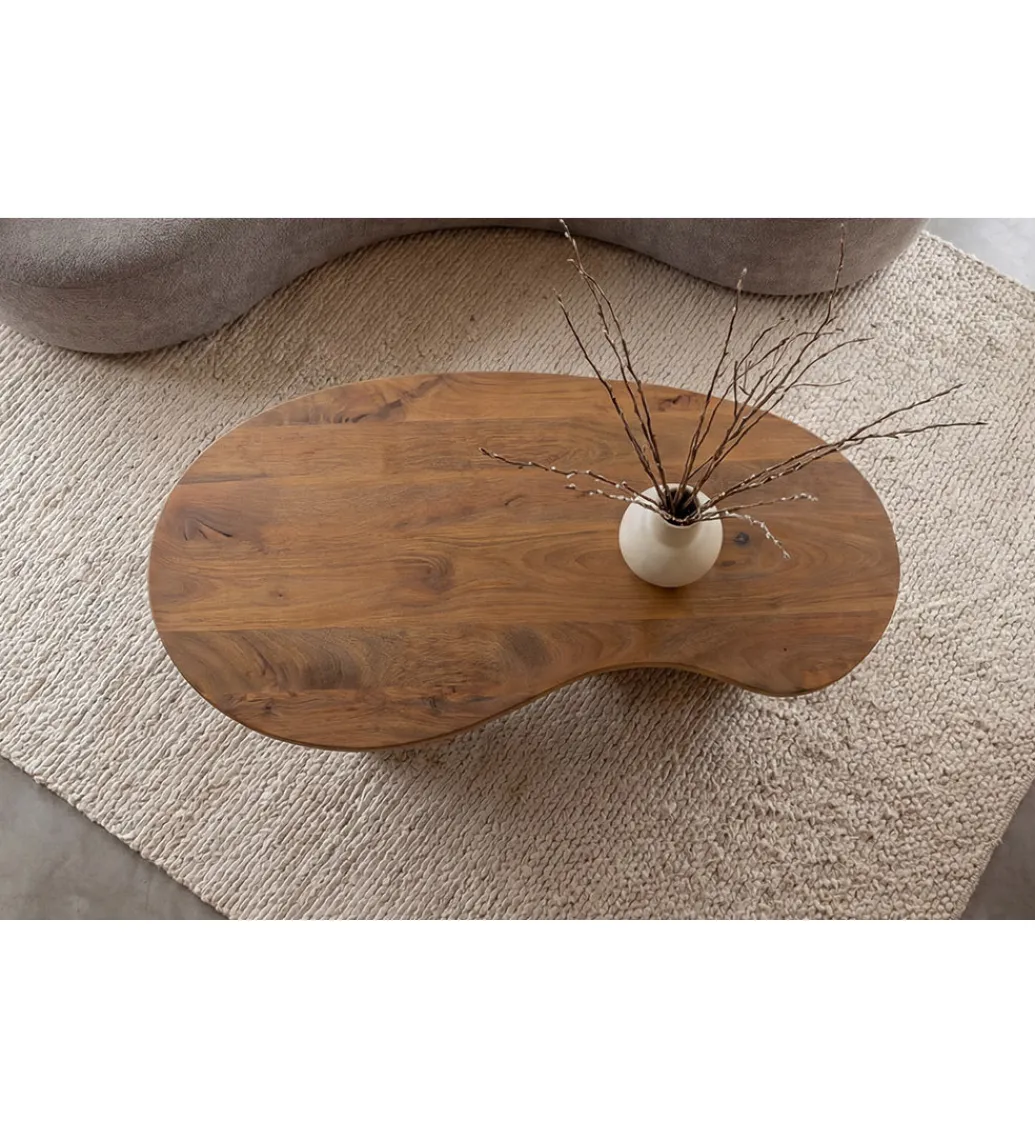 Stolik kawowy ORGANIC 120 cm drewno mango*Invicta Interior - przedsprzedaż Sale