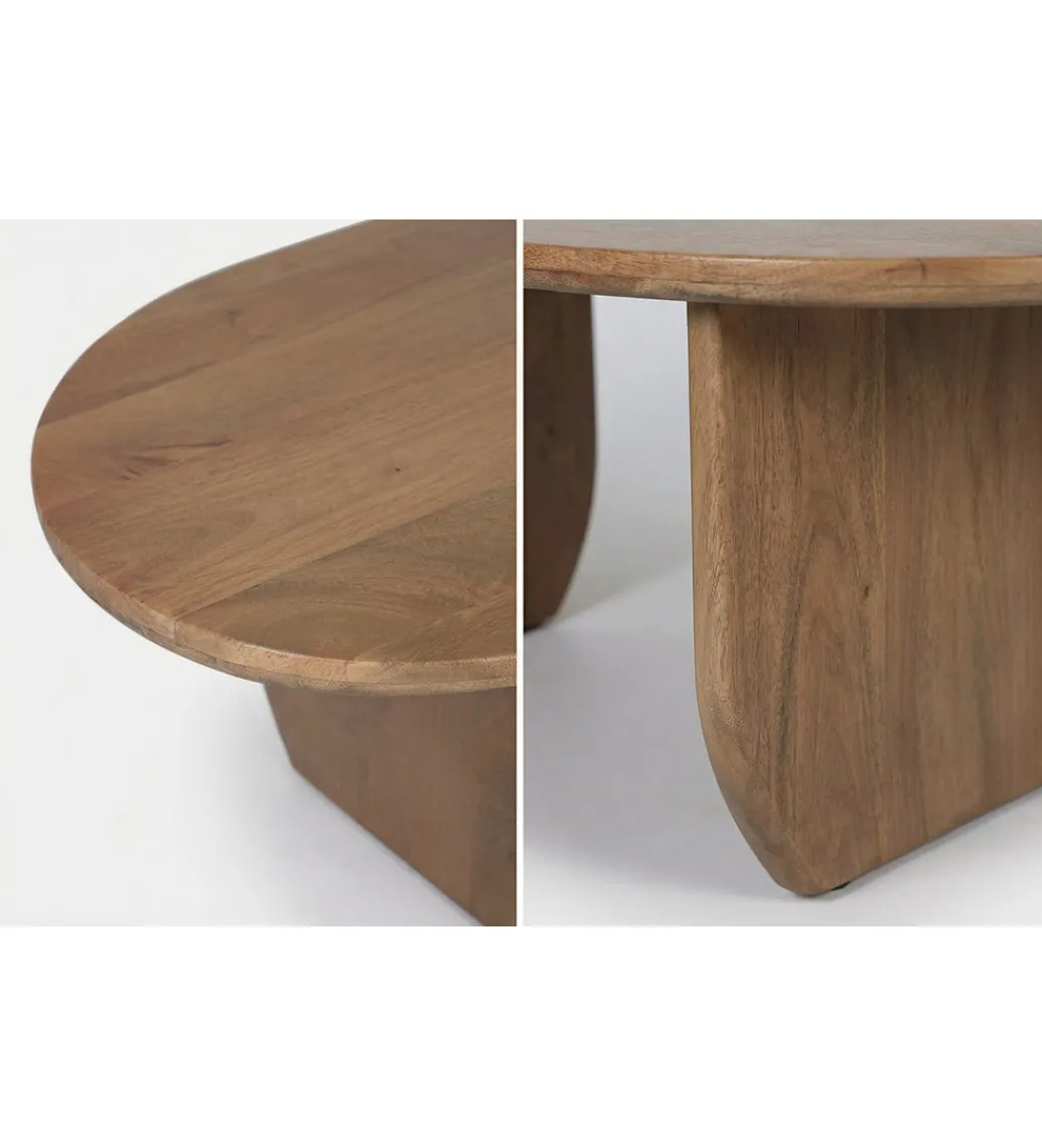 Stolik kawowy ORGANIC 120 cm drewno mango*Invicta Interior - przedsprzedaż Sale