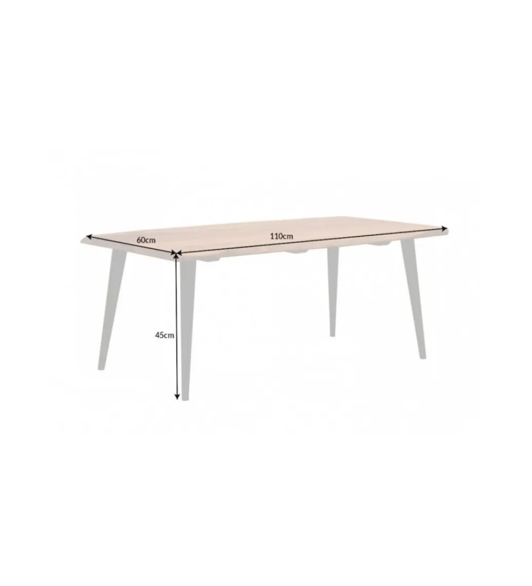 Stolik kawowy Organic Living 110 cm drewno akacja*Invicta Interior - przedsprzedaż