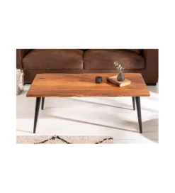 Stolik kawowy Organic Living 110 cm drewno akacja*Invicta Interior - przedsprzedaż