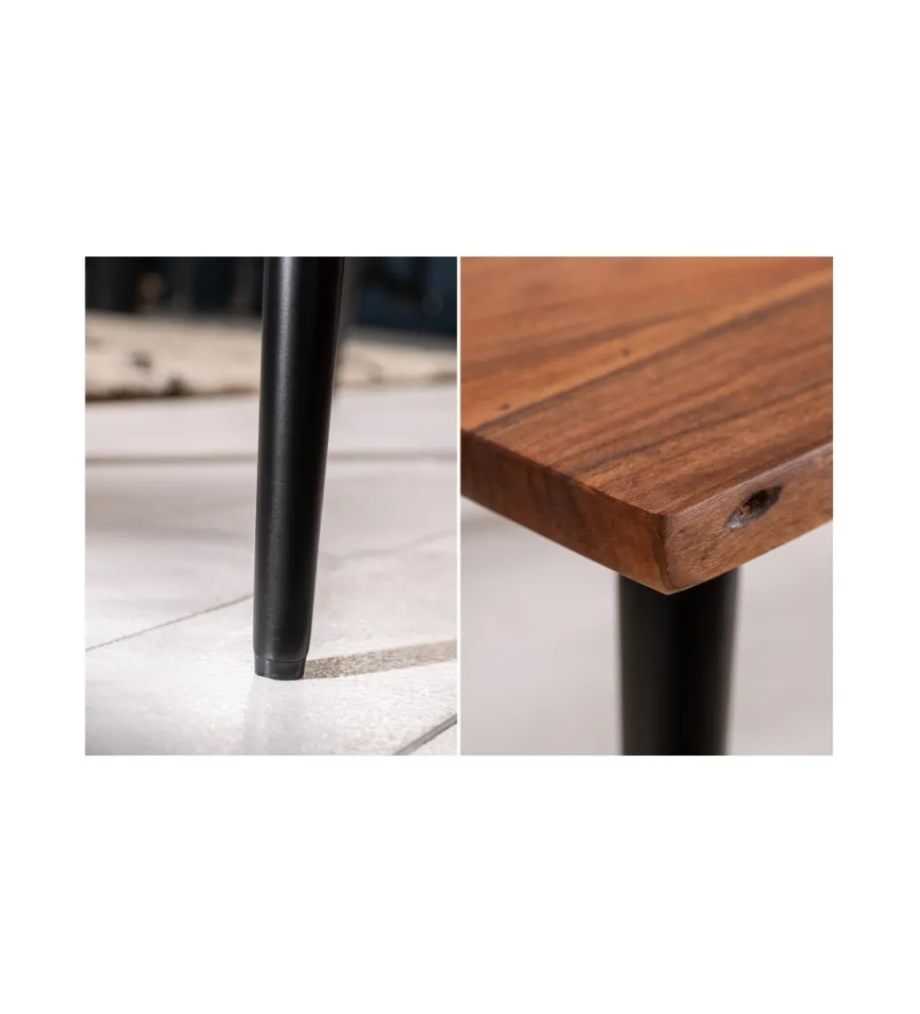 Stolik kawowy Organic Living 110 cm drewno akacja*Invicta Interior - przedsprzedaż