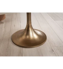 Stolik kawowy ORIANA 60 cm antyczny złoty*WOHNLING, GERMANY Sale