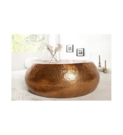 Stolik kawowy Orient 80 cm miedziany*Invicta Interior Discount