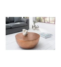 Stolik kawowy Orient 60 cm miedziany*Invicta Interior Hot