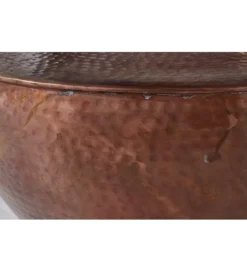 Stolik kawowy Orient II 60 cm antyczna miedź*Invicta Interior Sale