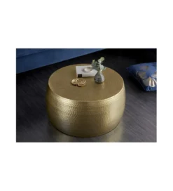 Stolik kawowy Orient II 60 cm złoty*Invicta Interior Sale