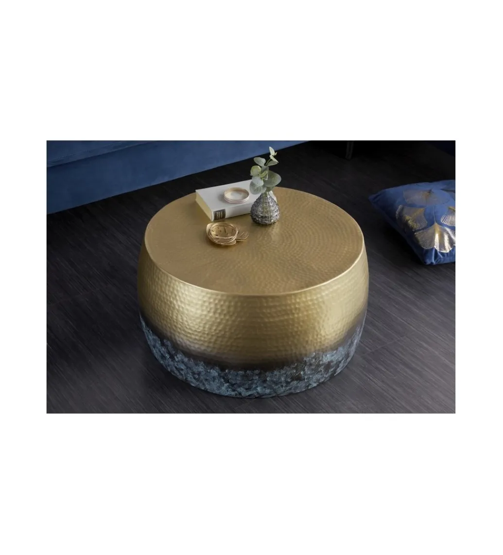 Stolik kawowy Orient III 60 cm złoty*Invicta Interior Best