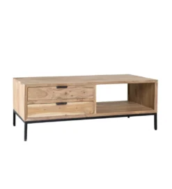 Stolik kawowy OSSLO 120 cm drewno akacja*LF-Design Discount