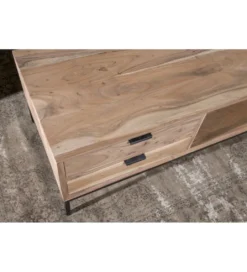 Stolik kawowy OSSLO 120 cm drewno akacja*LF-Design Discount