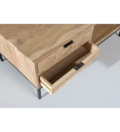 Stolik kawowy OSSLO 120 cm drewno akacja*LF-Design Discount