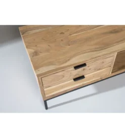 Stolik kawowy OSSLO 120 cm drewno akacja*LF-Design Discount