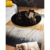 Stolik kawowy OTIVIA 82 cm czarno złoty*WOHNLING, GERMANY New