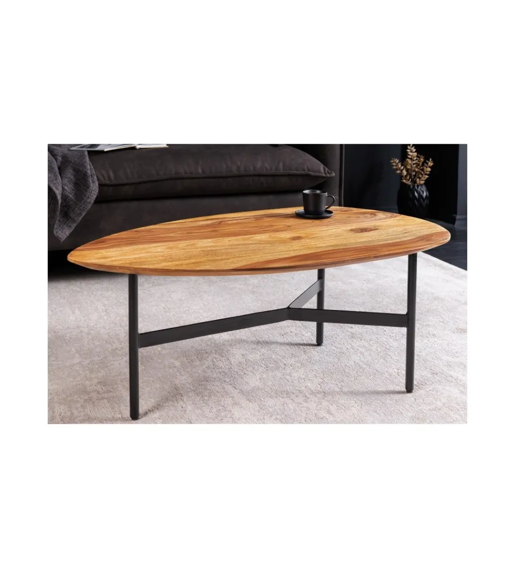 Stolik kawowy PARMIO 85 cm drewno sheesham*Invicta Interior Online