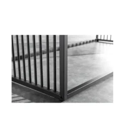 Stolik kawowy PASCAL 100 cm w optyce czarnego marmuru*Invicta Interior New