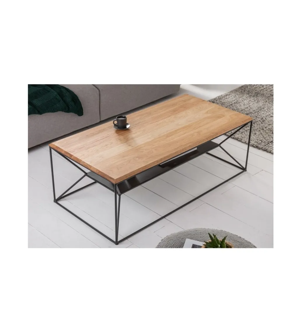 Stolik kawowy PASCAL dąb 110 cm*Invicta Interior Discount