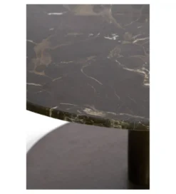 Stolik kawowy PAZO 61 cm czarny efekt marmuru*L&L