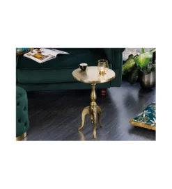 Stolik kawowy PERUGIA 35 cm złoty*Invicta Interior Outlet