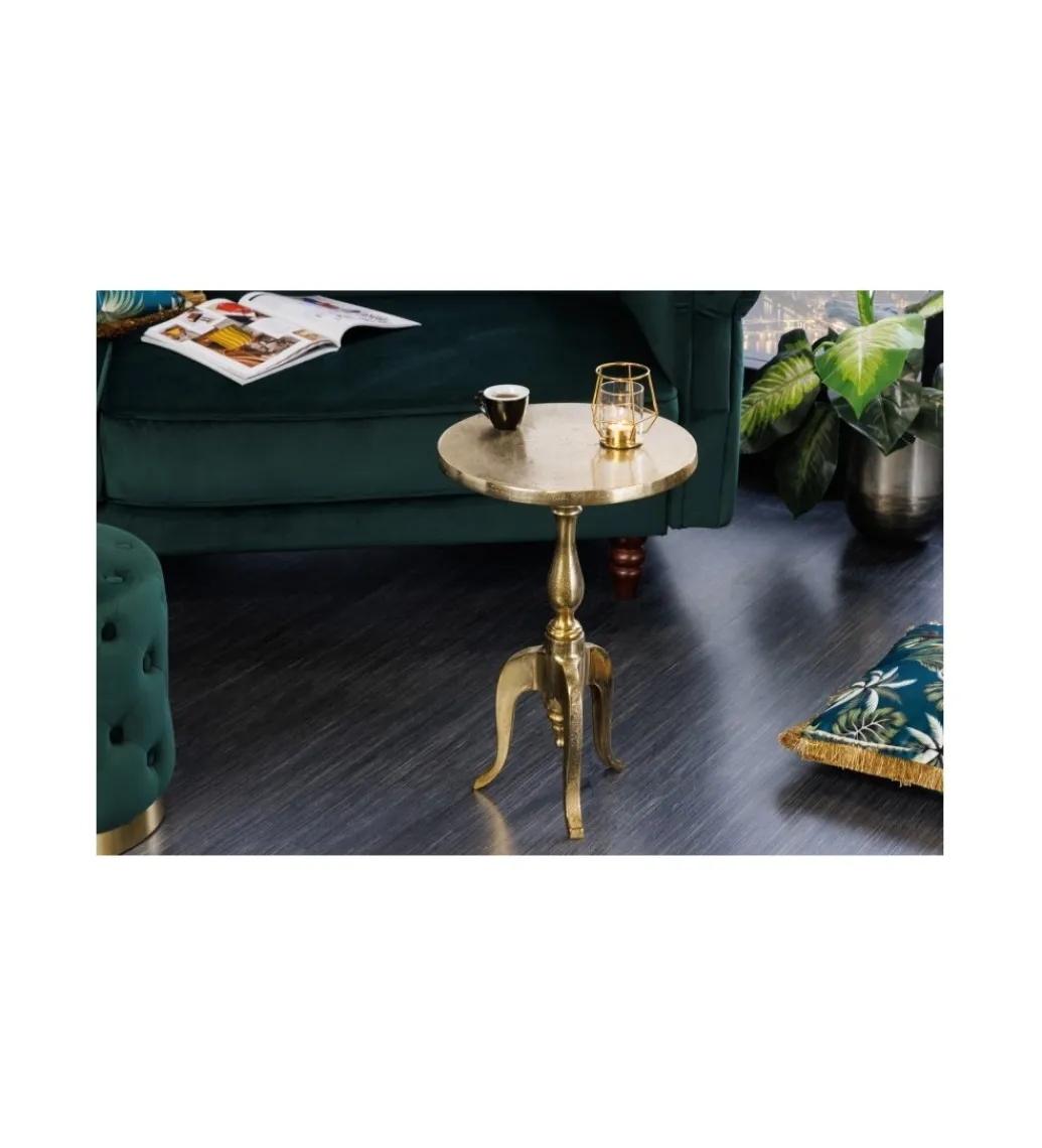 Stolik kawowy PERUGIA 35 cm złoty*Invicta Interior Outlet