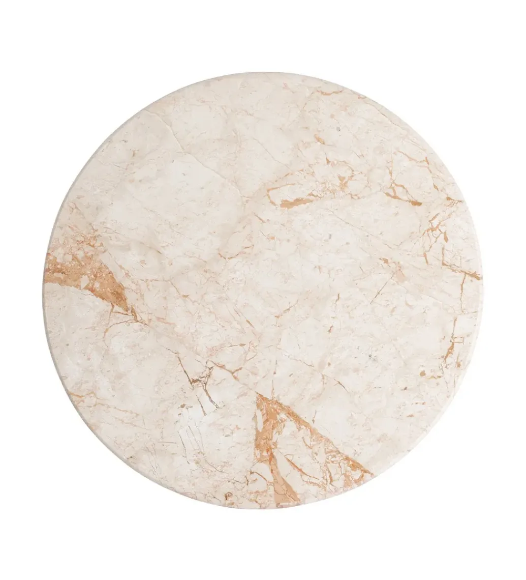 Stolik kawowy PETARENO 80 cm drewno mango*Zona-Design Best
