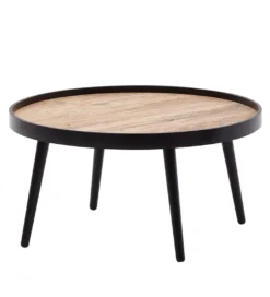 Stolik kawowy PILER 76 cm czarny*WOHNLING, GERMANY Online