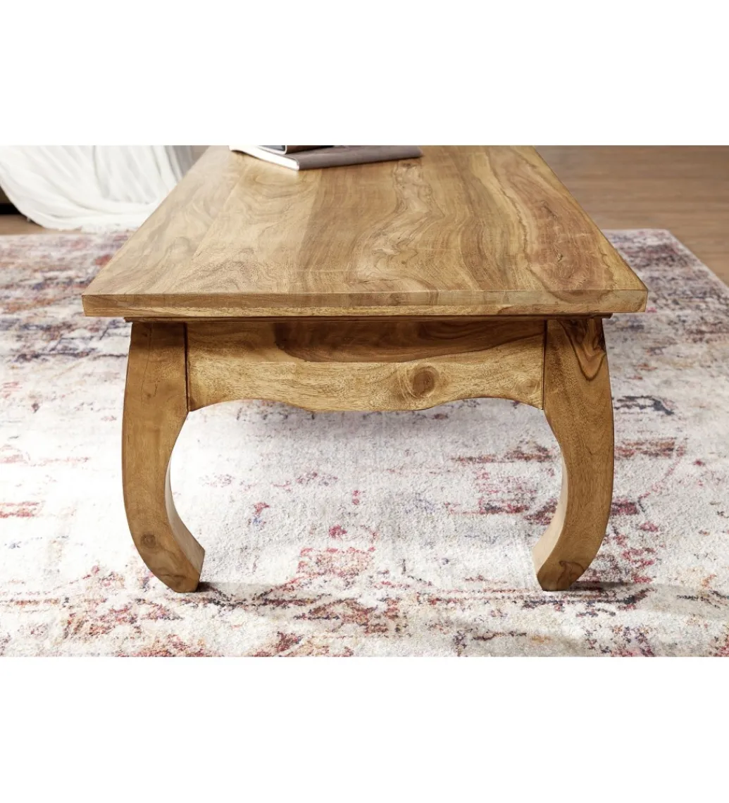 Stolik kawowy PINAR 110 cm drewno akacja*WOHNLING, GERMANY Best