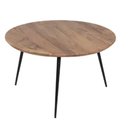 Stolik kawowy PIRLO SET II drewno akacja*Zona-Design