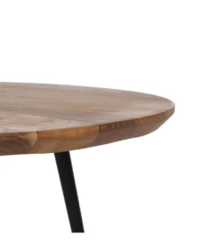 Stolik kawowy PIRLO SET II drewno akacja*Zona-Design