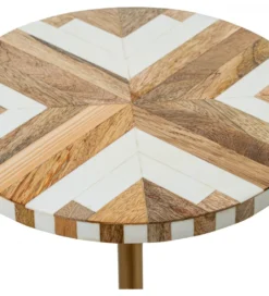 Stolik kawowy POMYK 25 cm drewno*Exclusivas New