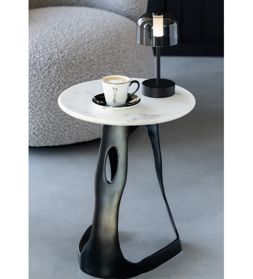 Stolik kawowy PRESTEGO 41 cm czarny*J-Line