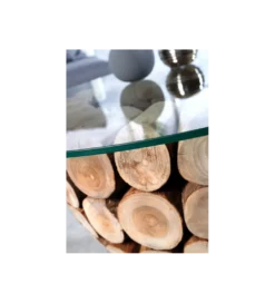 Stolik kawowy Pure Nature 70 cm drewno Teak*Invicta Interior Clearance