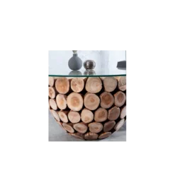 Stolik kawowy Pure Nature 70 cm drewno Teak*Invicta Interior Clearance