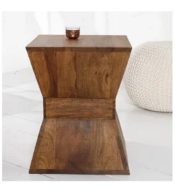 Stolik kawowy Pyramid drewno Sheesham naturalny*Invicta Interior Discount