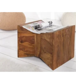 Stolik kawowy Pyramid drewno Sheesham naturalny*Invicta Interior Discount
