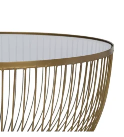 Stolik kawowy RAG 75 cm złoty*Zona-Design Hot