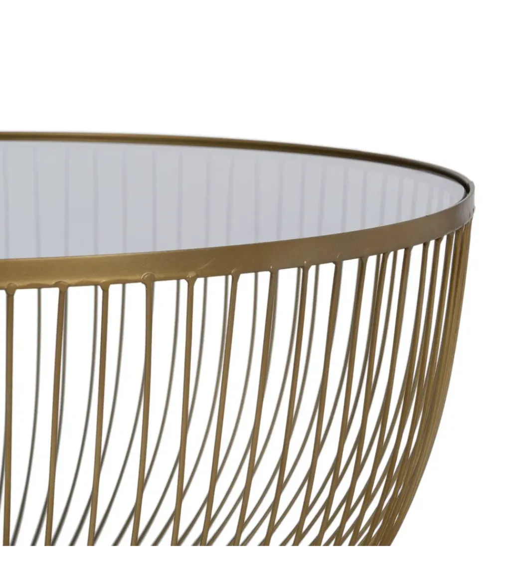 Stolik kawowy RAG 75 cm złoty*Zona-Design Hot