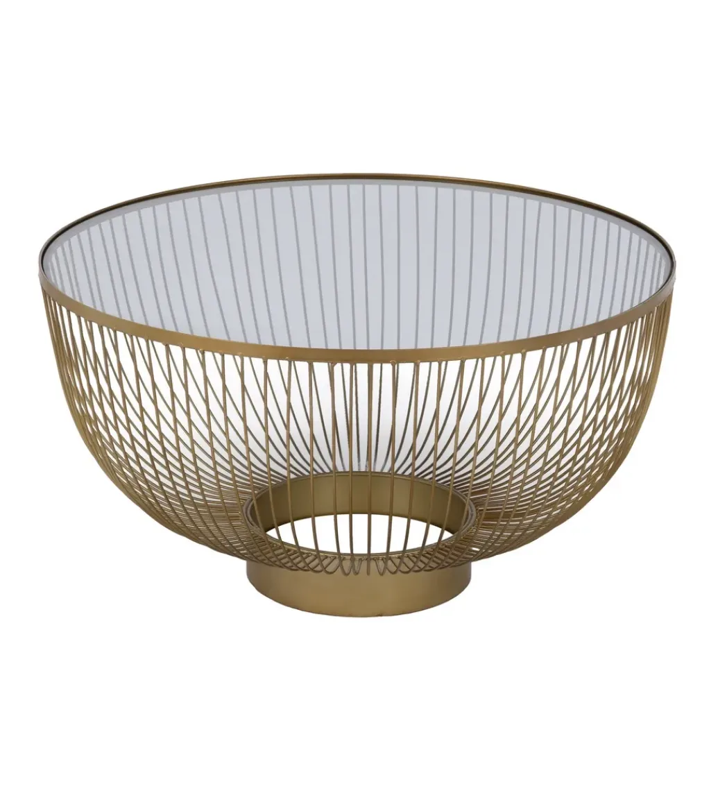 Stolik kawowy RAG 75 cm złoty*Zona-Design Hot