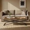 Stolik kawowy RENAKONY 113 cm naturalny czarny*Zona-Design Outlet