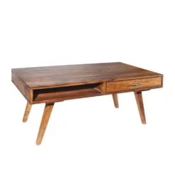 Stolik kawowy Retro 100 cm drewno Sheesham*Invicta Interior - przedsprzedaż Sale