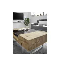 Stolik kawowy REWA 110 cm w optyce dąb sękaty*MCA Discount