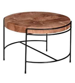 Stolik kawowy RIBERA 62 cm drewno akacja*WOHNLING, GERMANY Online