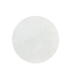 Stolik kawowy RICKERD 76 cm biały marmur antyczne złoto*L&L Discount