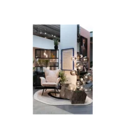 Stolik kawowy ROCKY 90 cm szary marmur*KARE Discount