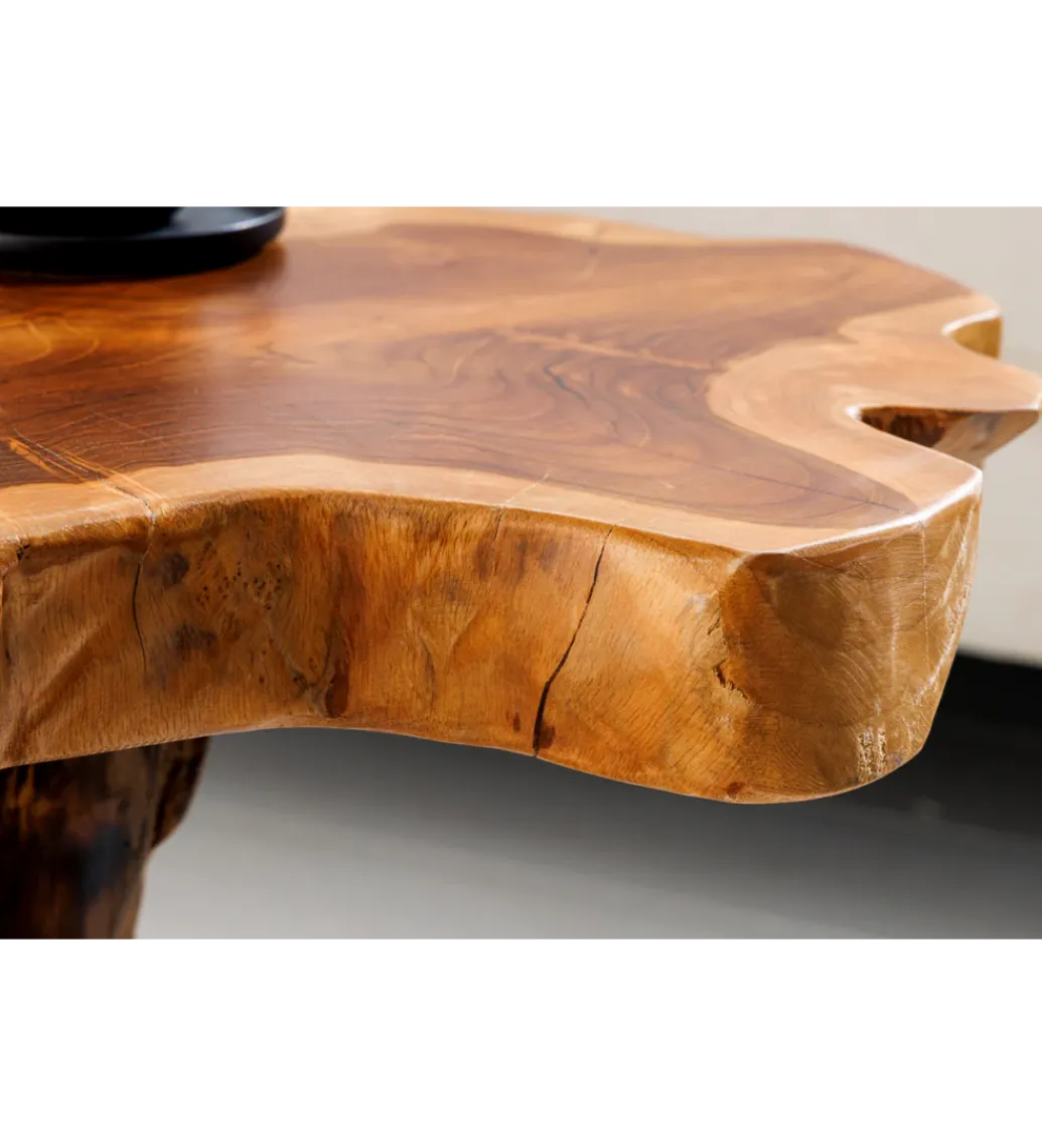 Stolik kawowy ROOT 40 cm drewno teak naturalny*Invicta Interior - przedsprzedaż New