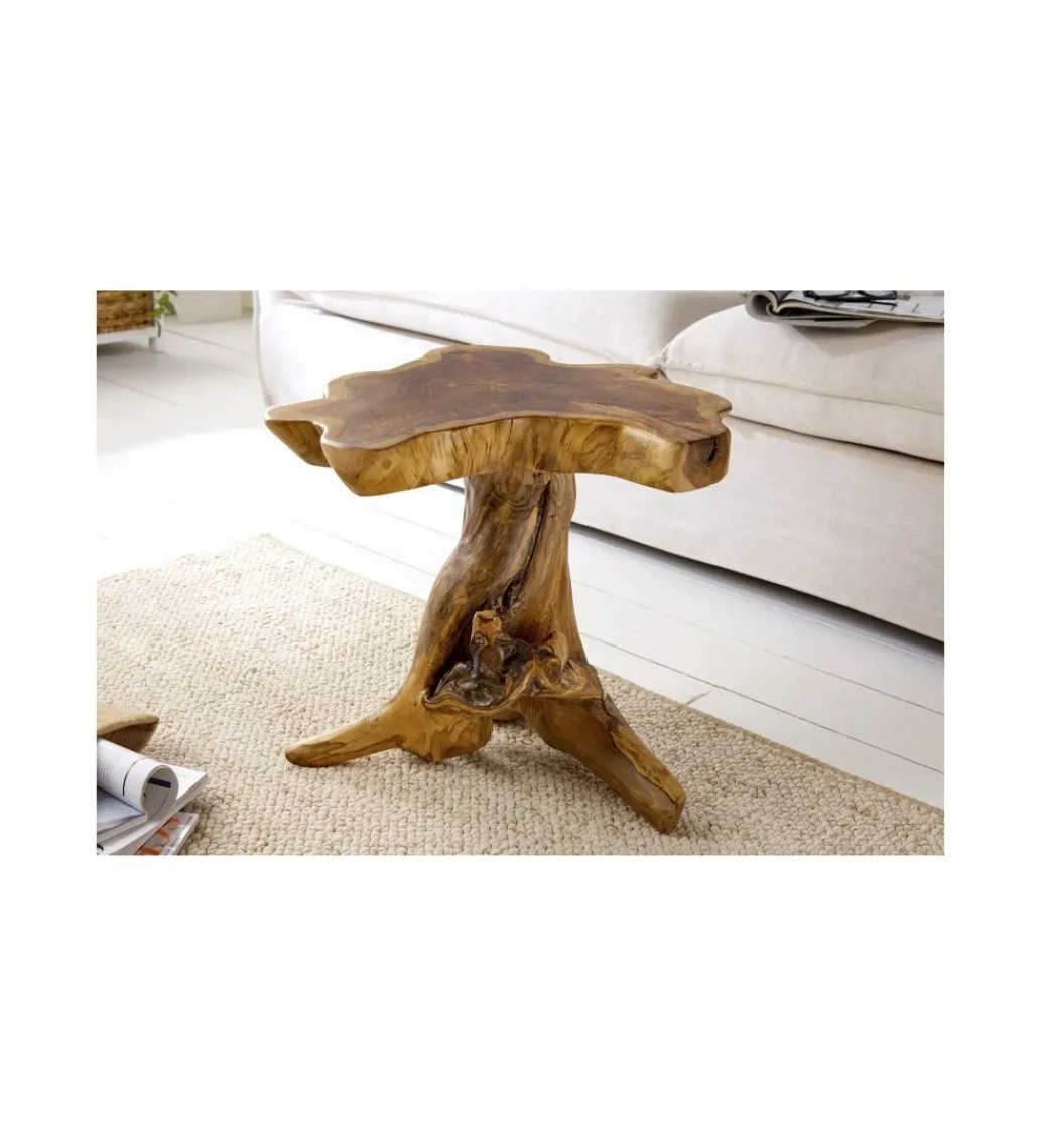 Stolik kawowy Root 40 cm drewno Teak*Invicta Interior Hot