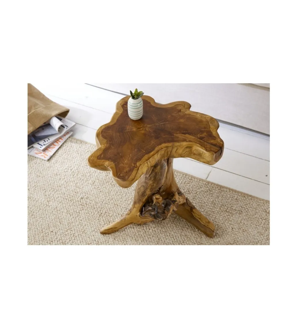 Stolik kawowy Root 40 cm drewno Teak*Invicta Interior Hot
