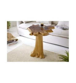Stolik kawowy Root 60 cm drewno Teak*Invicta Interior Sale