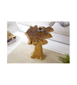 Stolik kawowy Root 60 cm drewno Teak*Invicta Interior Sale